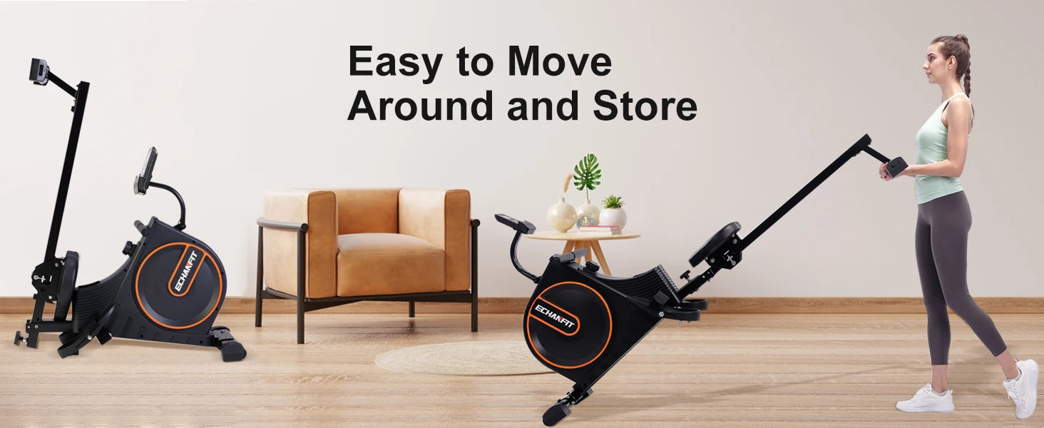 Foldable Magnetic Rowing Machine for Home Use