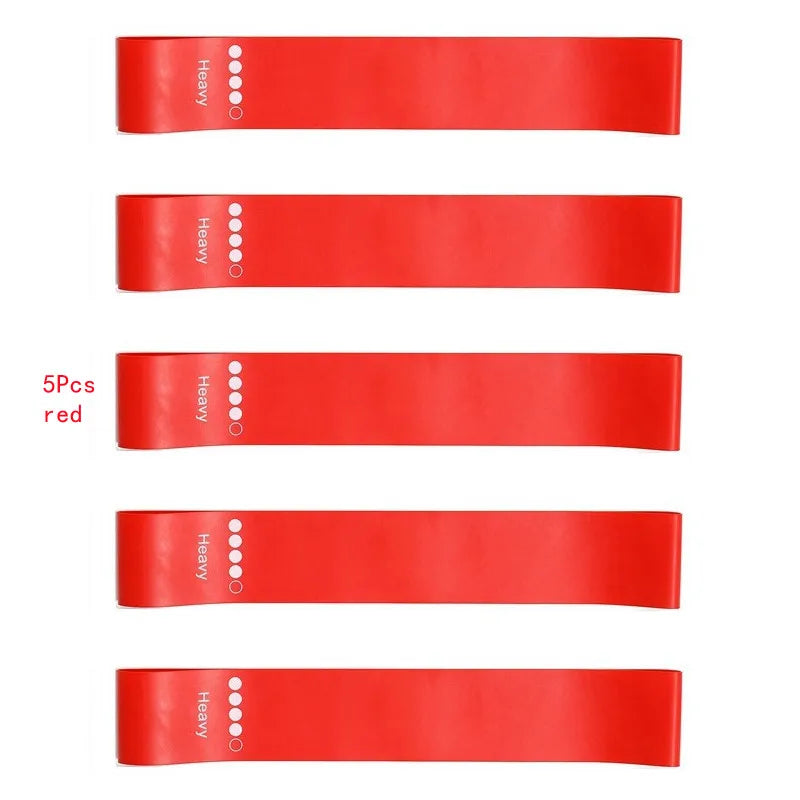 5Pcs/Set Yoga Resistance Bands – Elastic Bands for Pilates, Strength Training, and Workout