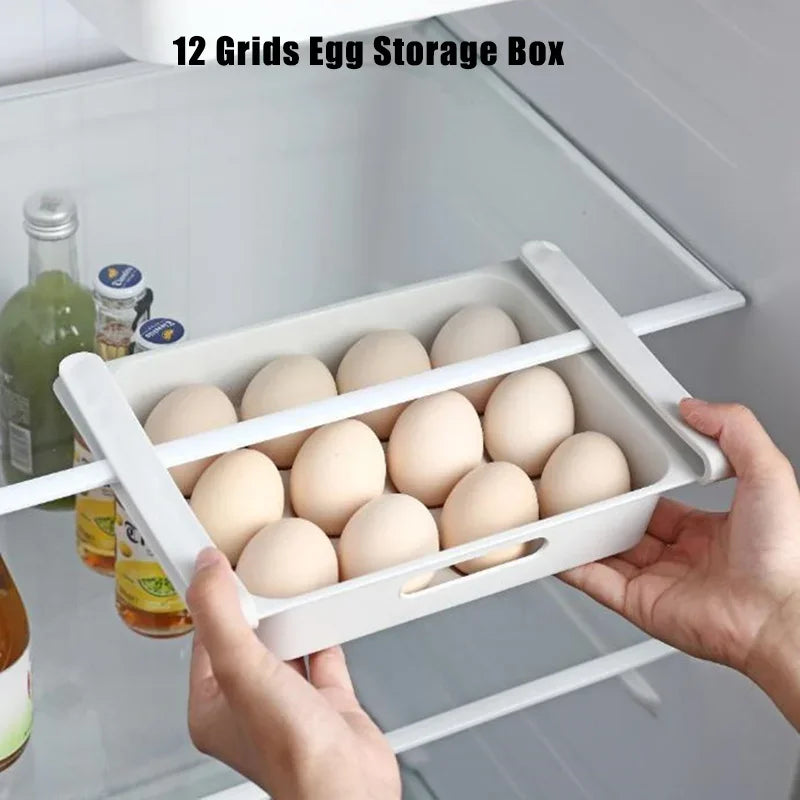 Refrigerator Pull-Out Drawer Organizer – Fruit & Veggie Storage
