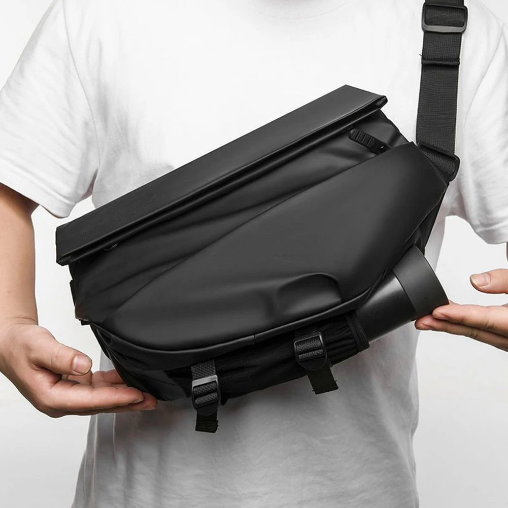 Men’s Waterproof Anti-Theft Crossbody Sling Bag – Multipurpose Chest Shoulder Daypack