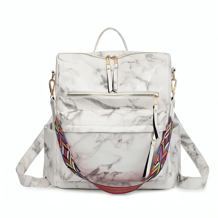 PU leather leopard snake fashionable ladies bags handbag backpacks for girls