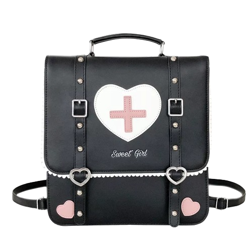 Gothic Witchcraft Bondage Messenger Expandable 3 Way Bag
