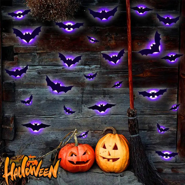 Spooky Bat LED Wall Lights