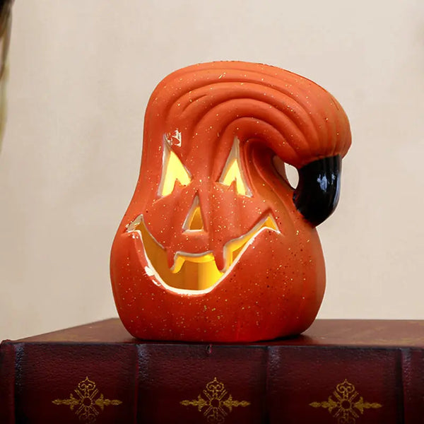Glowing Halloween Pumpkin Lantern