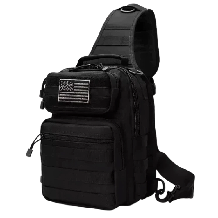 10L Tactical EDC Sling Bag Backpack Military Molle Chest Shoulder Assault Pack for Concealed Carry