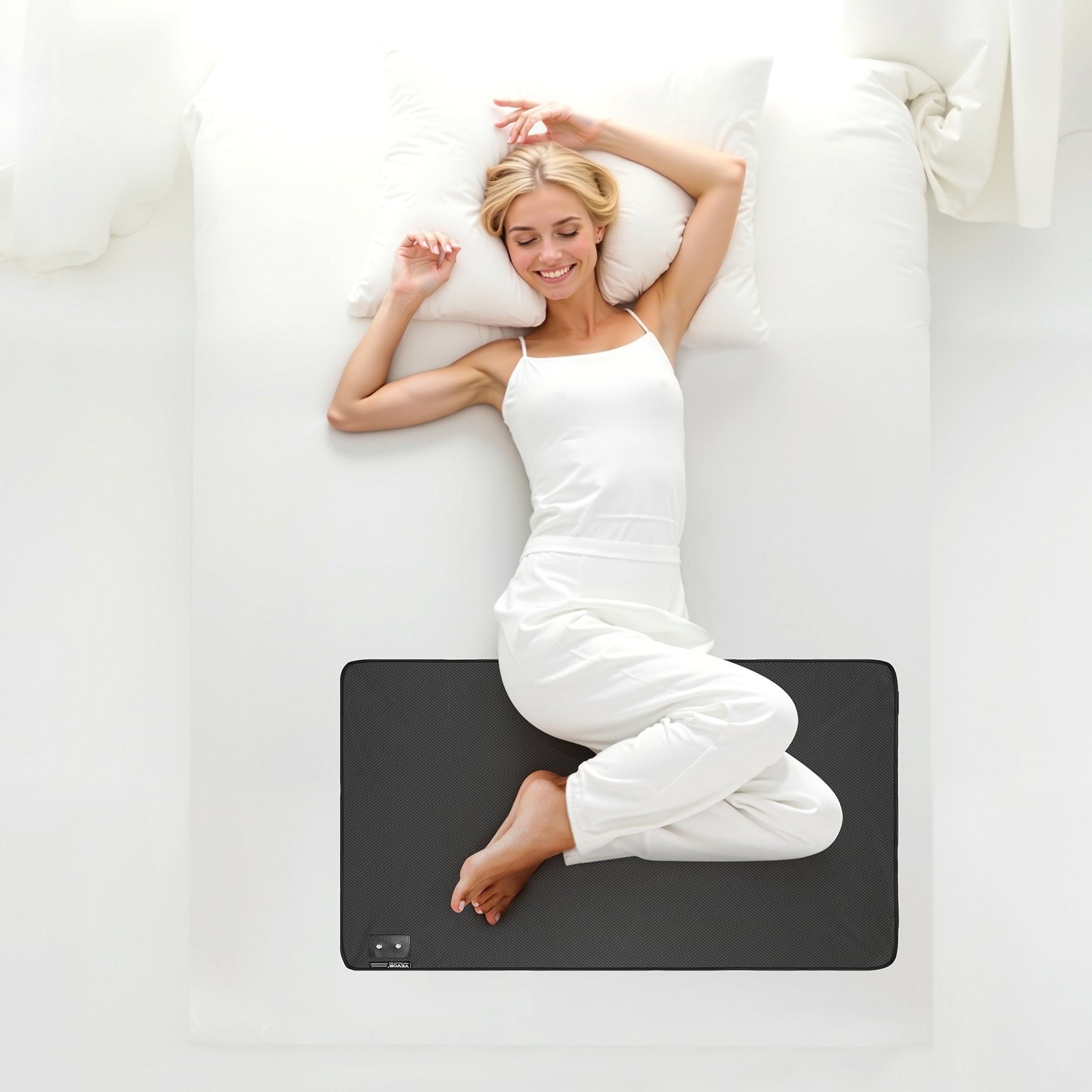 Grounding Mat 27 X 39 In Earthing Mat With Cord For Sleep Energy Anxiety