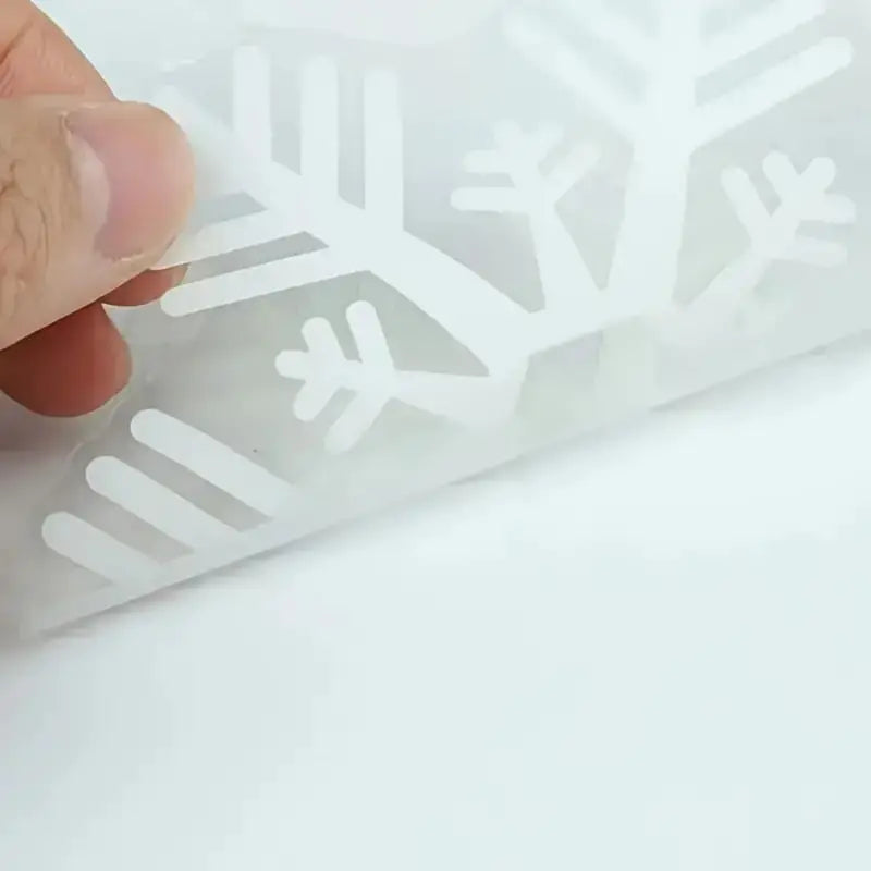 Reusable Christmas Snowflake Window Clings