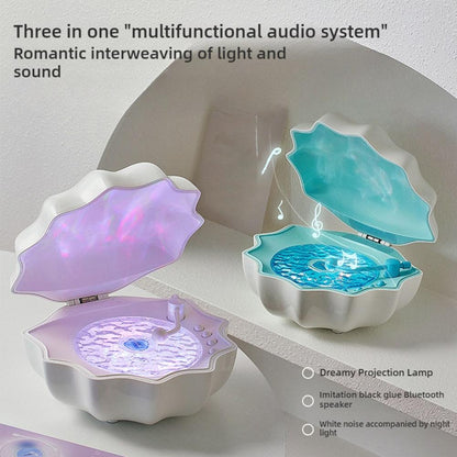 FLEXSAC™-LED SEASHELL AROMATHERAPY DIFFUSER & SPEAKER