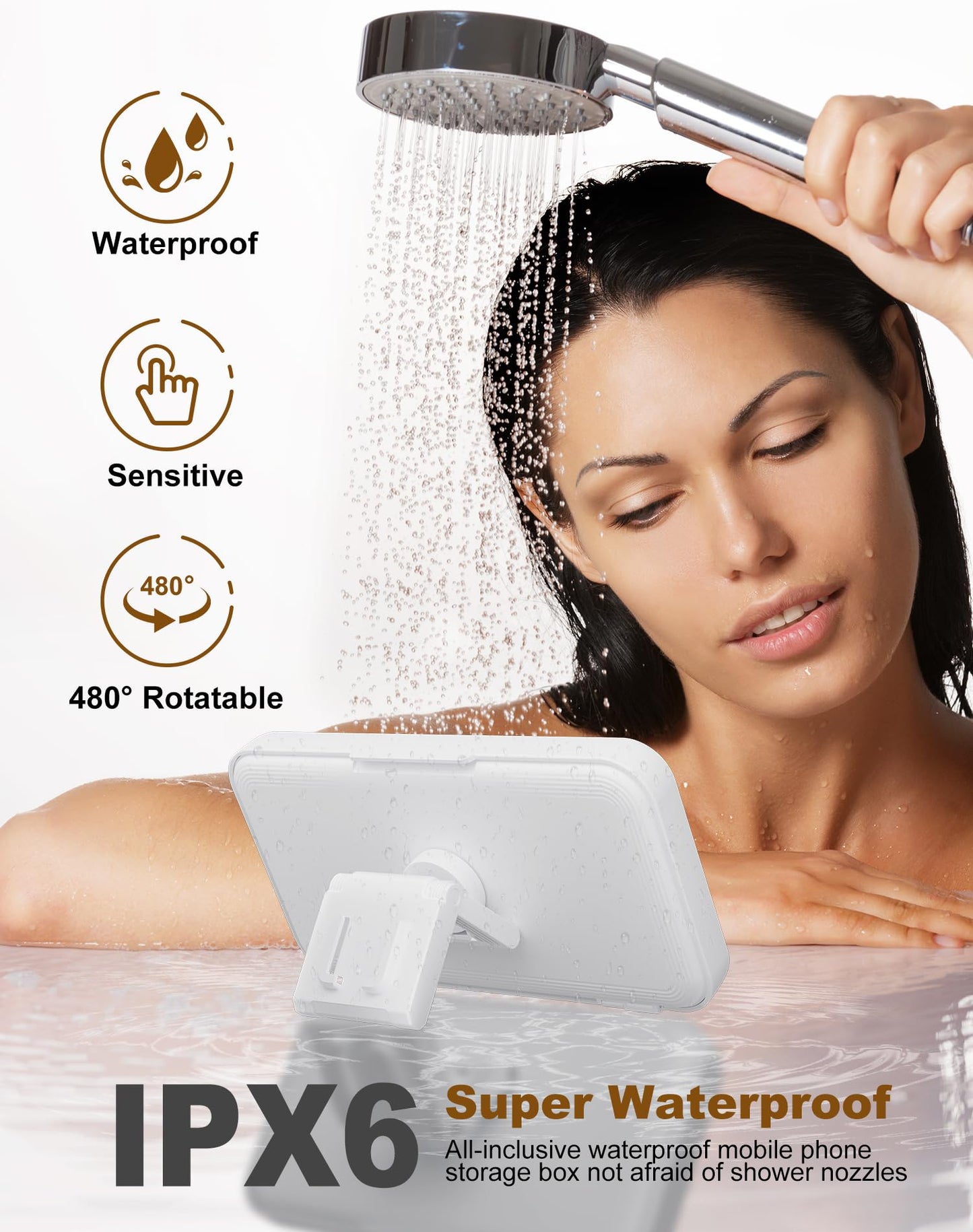 FLEXSAC™-BATH WATERPROOF PHONE HOLDER