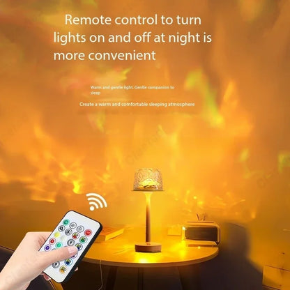 FLEXSAC™-LED CRYSTAL RIPPLE TABLE LAMP