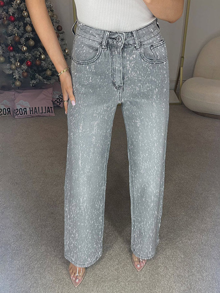 ELITORY™ – SHINY RHINESTONE JEANS