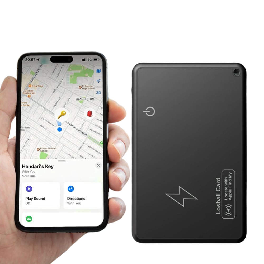 Wallet Tracker Card - GPS Location & Wireless Charging Smart Tag
