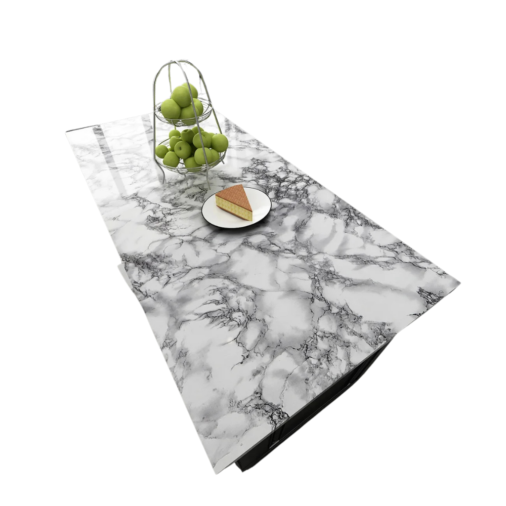 Oil-Proof Waterproof Marble Self-Adhesive Film for Kitchen
