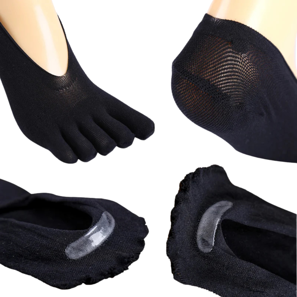 Women's Five-Toe Invisible Anti-Slip Socks