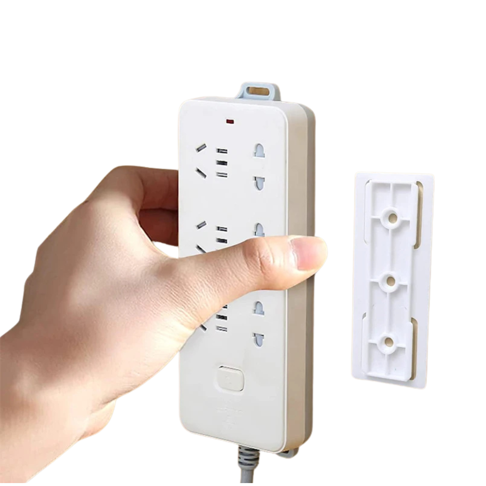 Self-Adhesive Wall Socket Holder