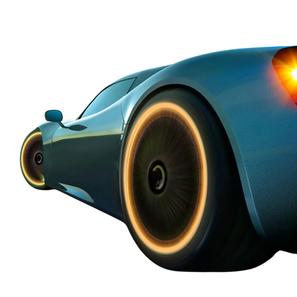 Luminous Tire Valve Caps (4-Pack)