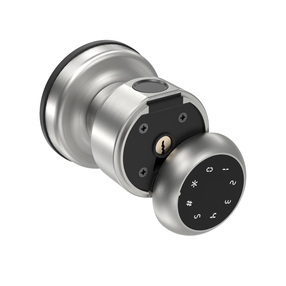 Smart Fingerprint Door Knob with Keypad
