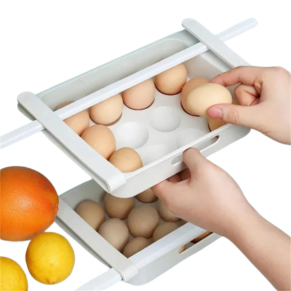 Refrigerator Pull-Out Drawer Organizer – Fruit & Veggie Storage