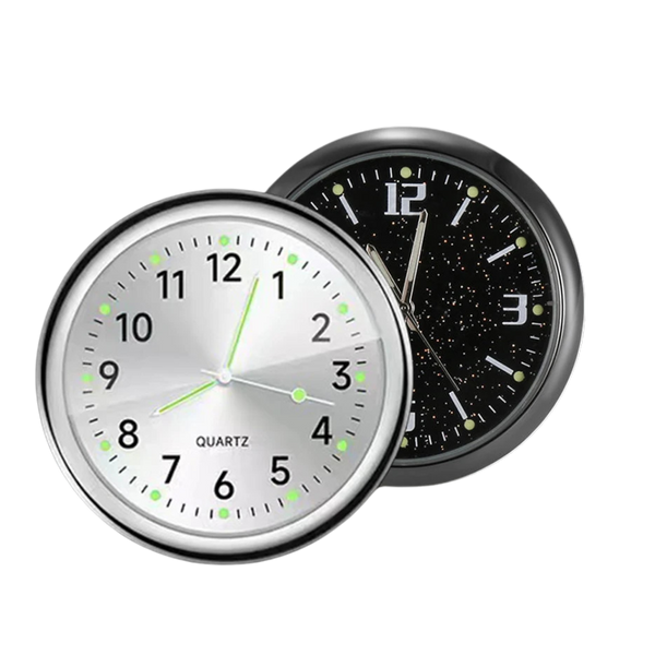 40MM Luminous Car Dashboard Clock – Waterproof Mini Quartz Clock