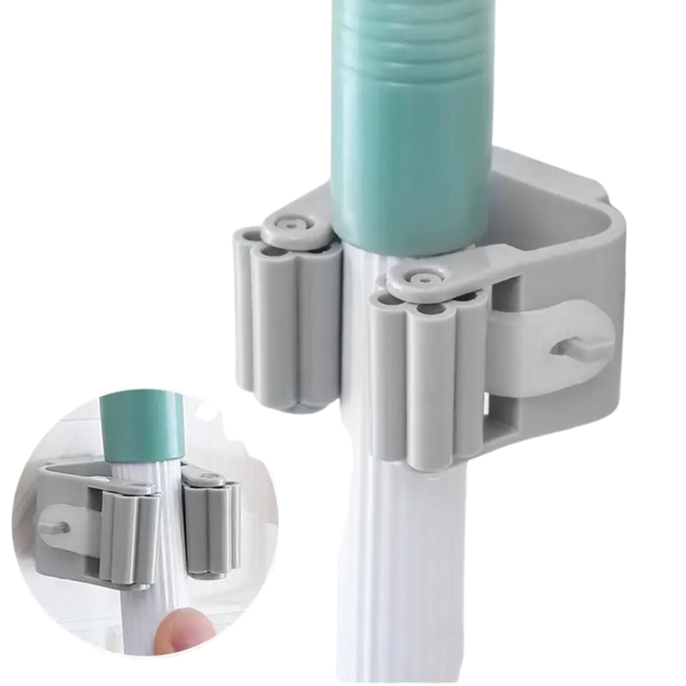Self-Adhesive Mop and Broom Holder