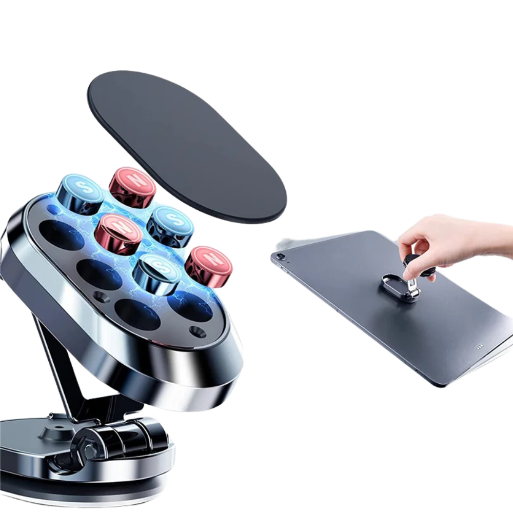 Foldable Magnetic Car Phone Holder