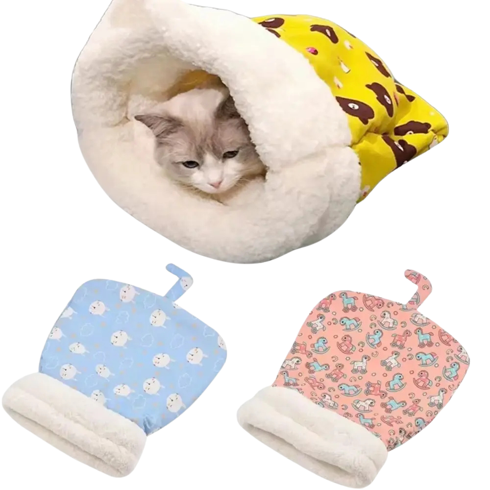 Warm and Cozy Cat Sleeping Bag Nest