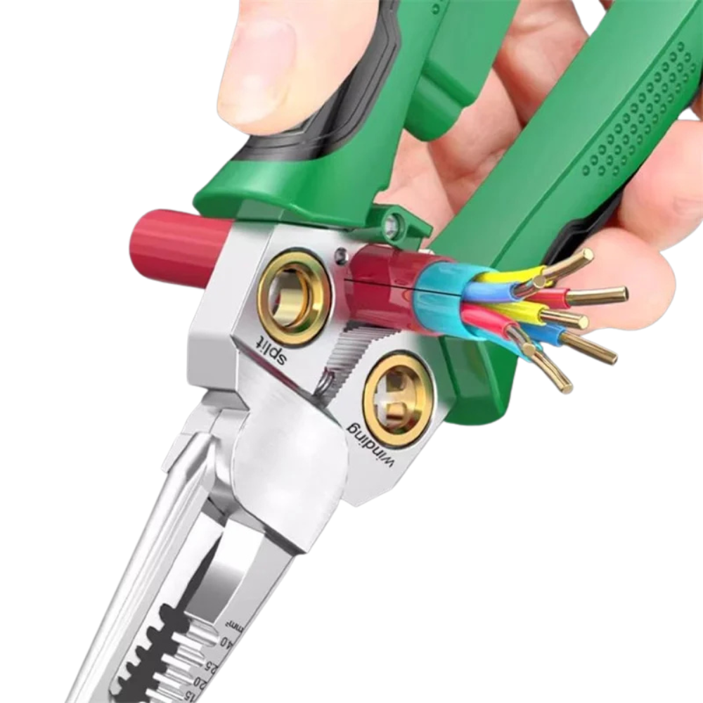 8-in-1 Multifunctional Wire Stripper and Cutter Tool