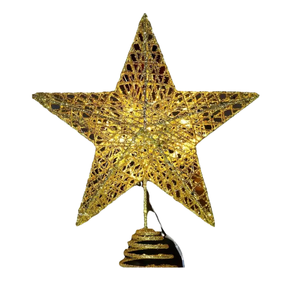LED Christmas Star Tree Topper