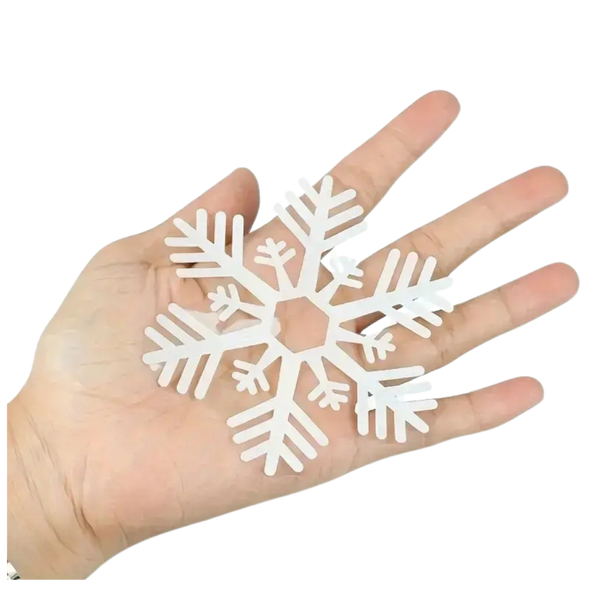 Reusable Christmas Snowflake Window Clings