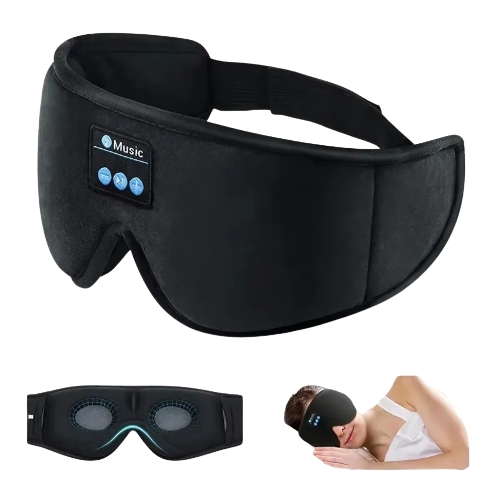Stereo Wireless 3D Eye Mask with Bluetooth 5.0
