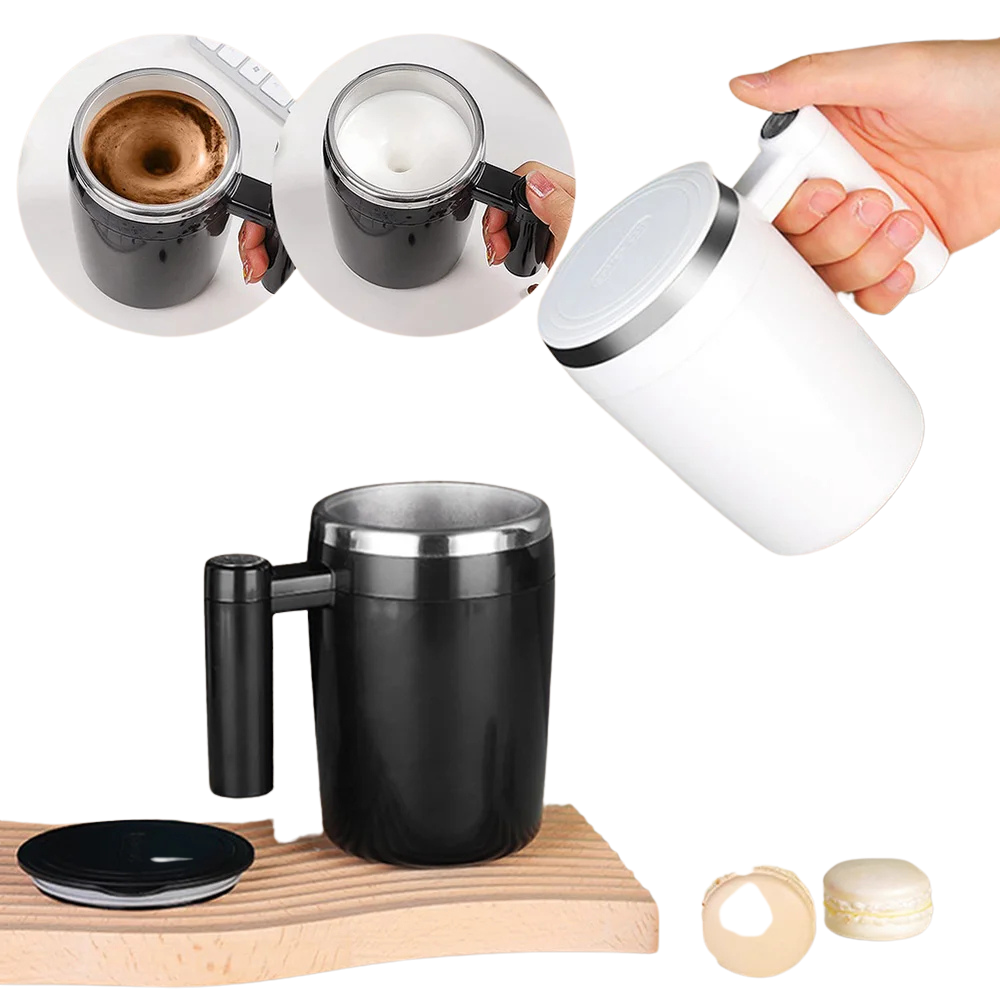 Automatic Self-Stirring Magnetic Mug