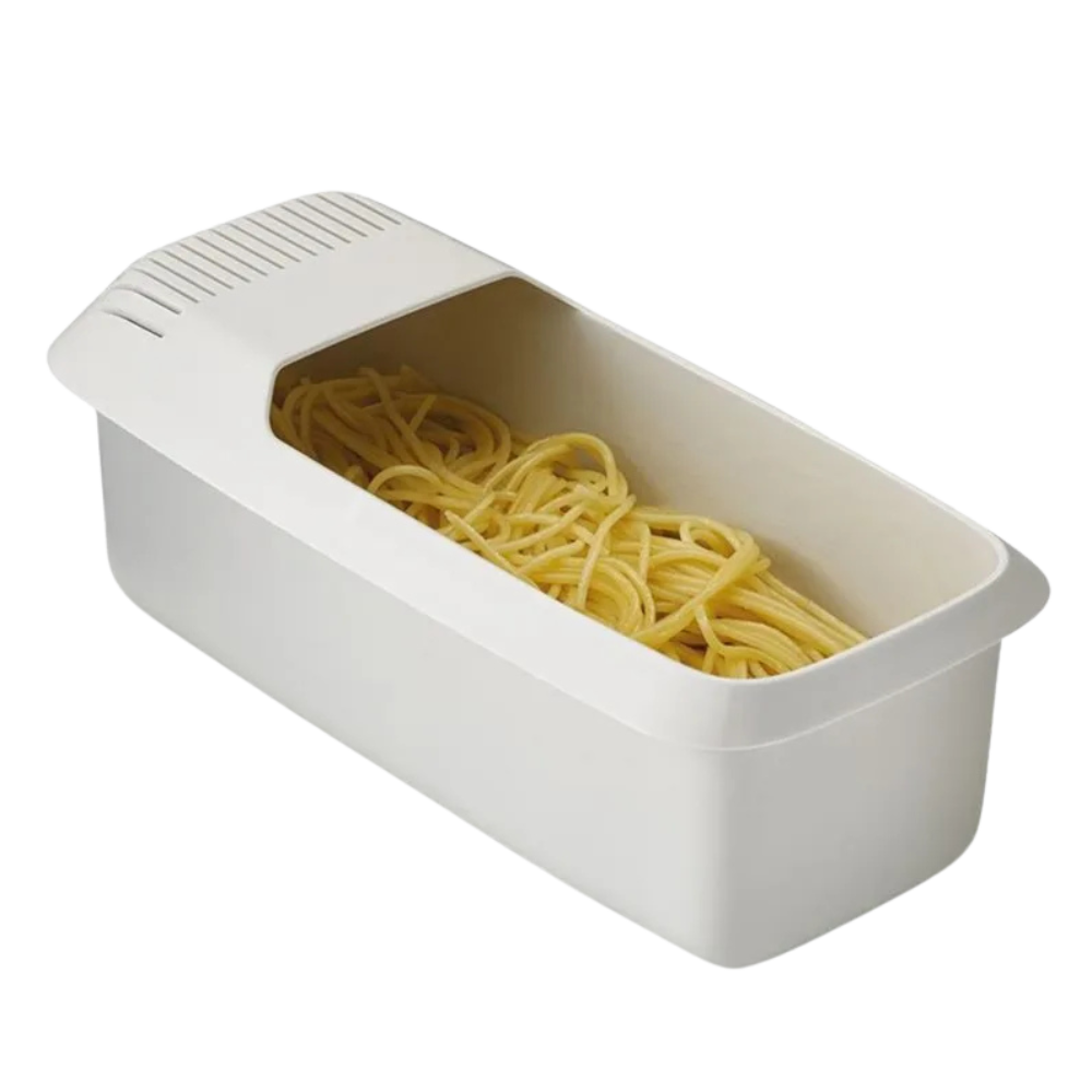 Microwave Pasta Cooker with Strainer – Eco-Friendly Kitchen Accessory