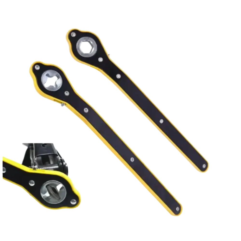Labor-Saving Ratchet Wrench for Car Jack – Tire and Wheel Repair Tool