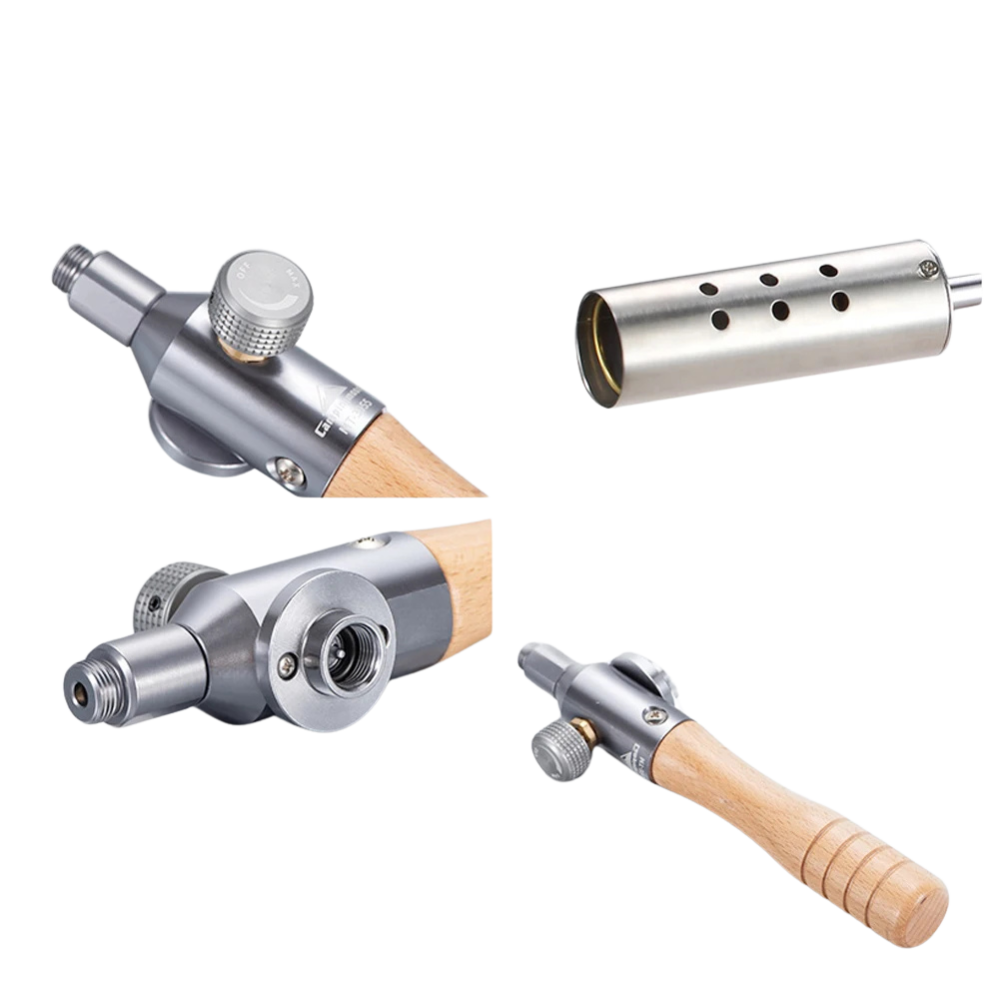 CAMPINGMOON Gas Torch for Weeding, BBQ, and Outdoor Use