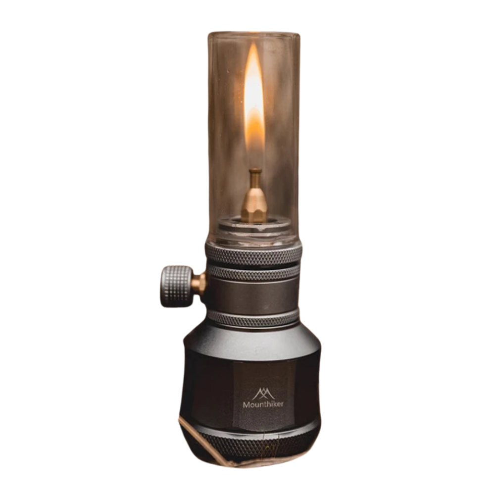 Portable Windproof Gas Candle Lamp for Outdoor Activities