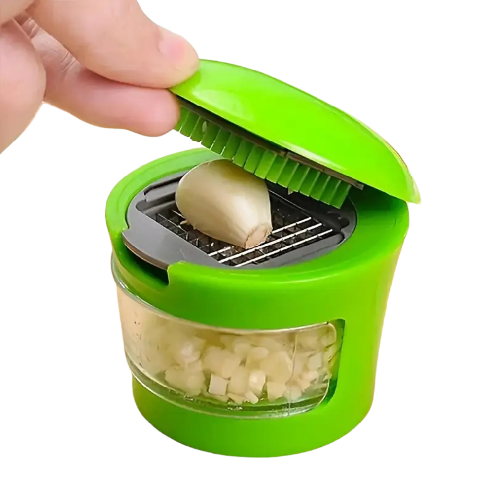 Odor-Free Garlic Crusher with Stainless Steel Blade
