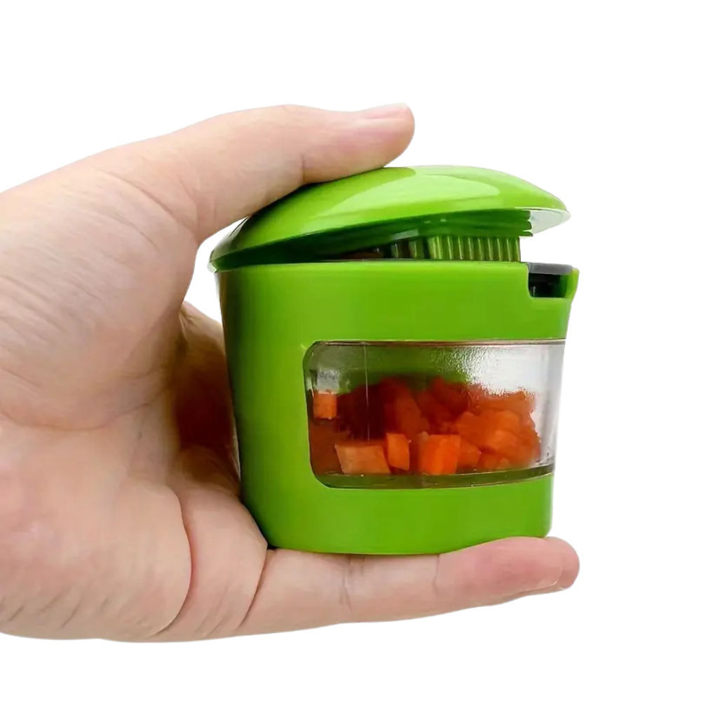 Odor-Free Garlic Crusher with Stainless Steel Blade