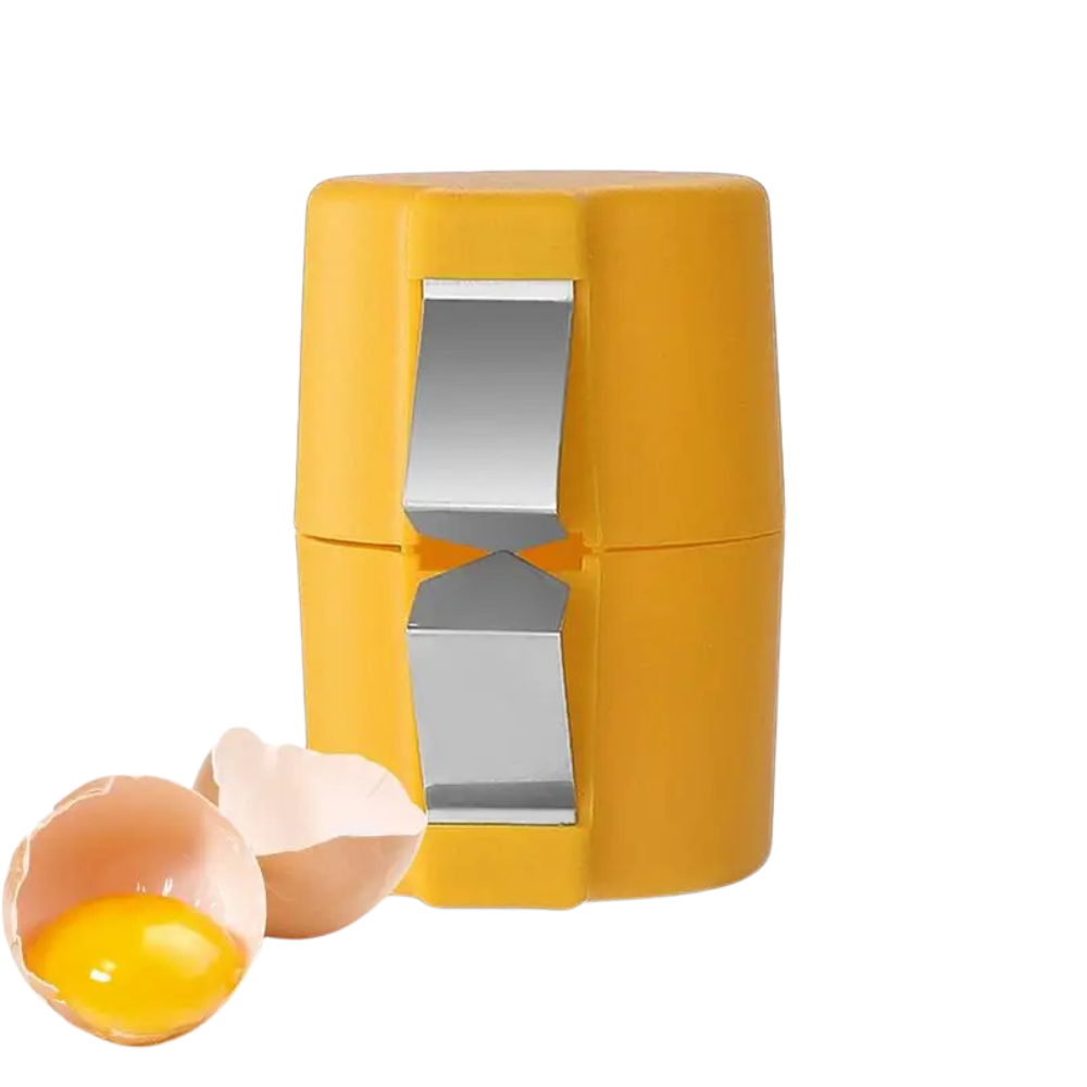 Creative Egg Opener & White Separator Tool – Eggshell Breaker and Cutter