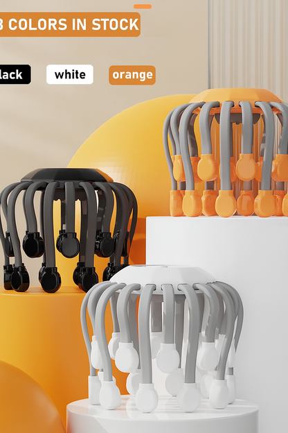 ELITORY™ – RED LIGHT HEAD MASSAGER OCTOPUS WITH 20 NODES