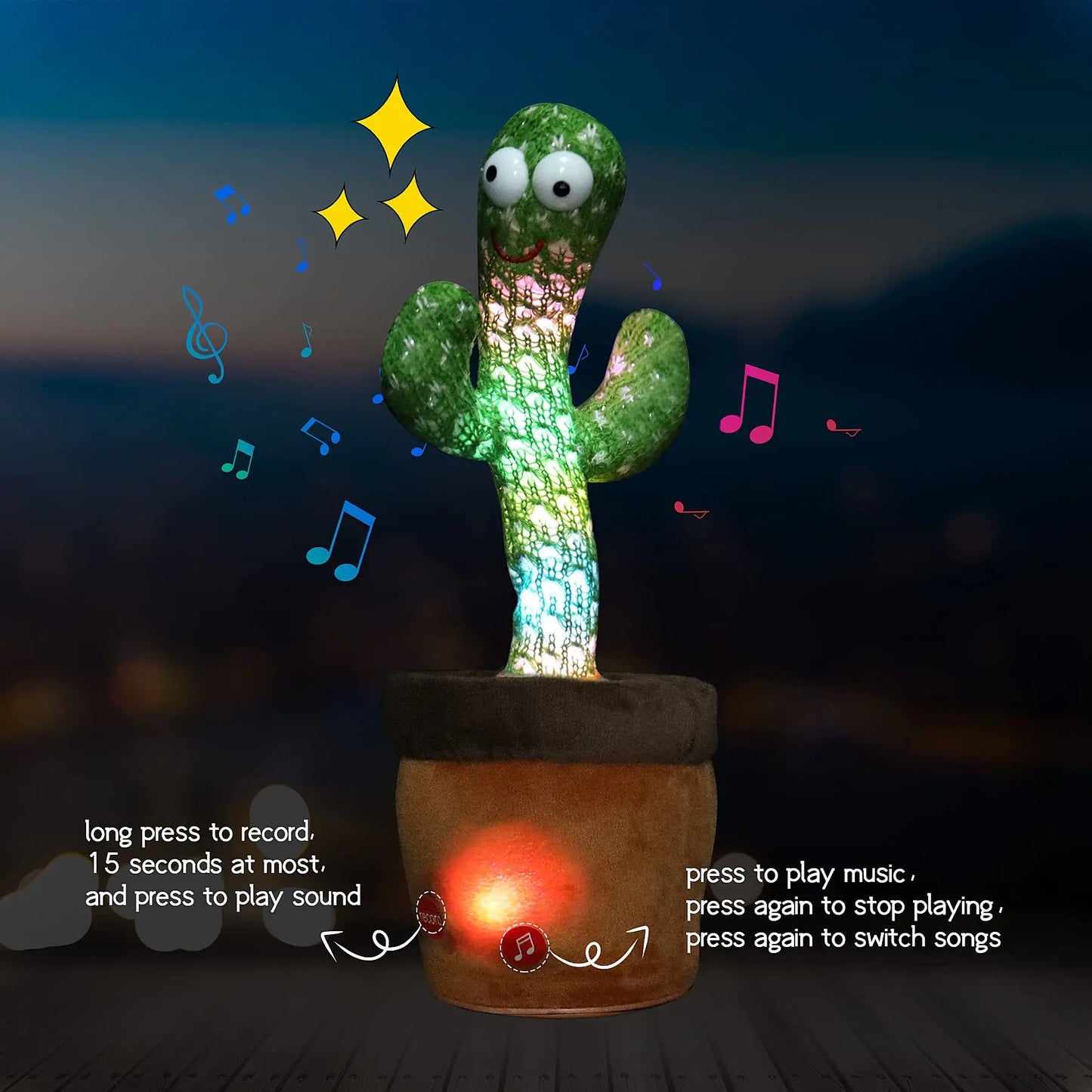 FLEXSAC™-Cacto Dancing Cactus Plush Toy
