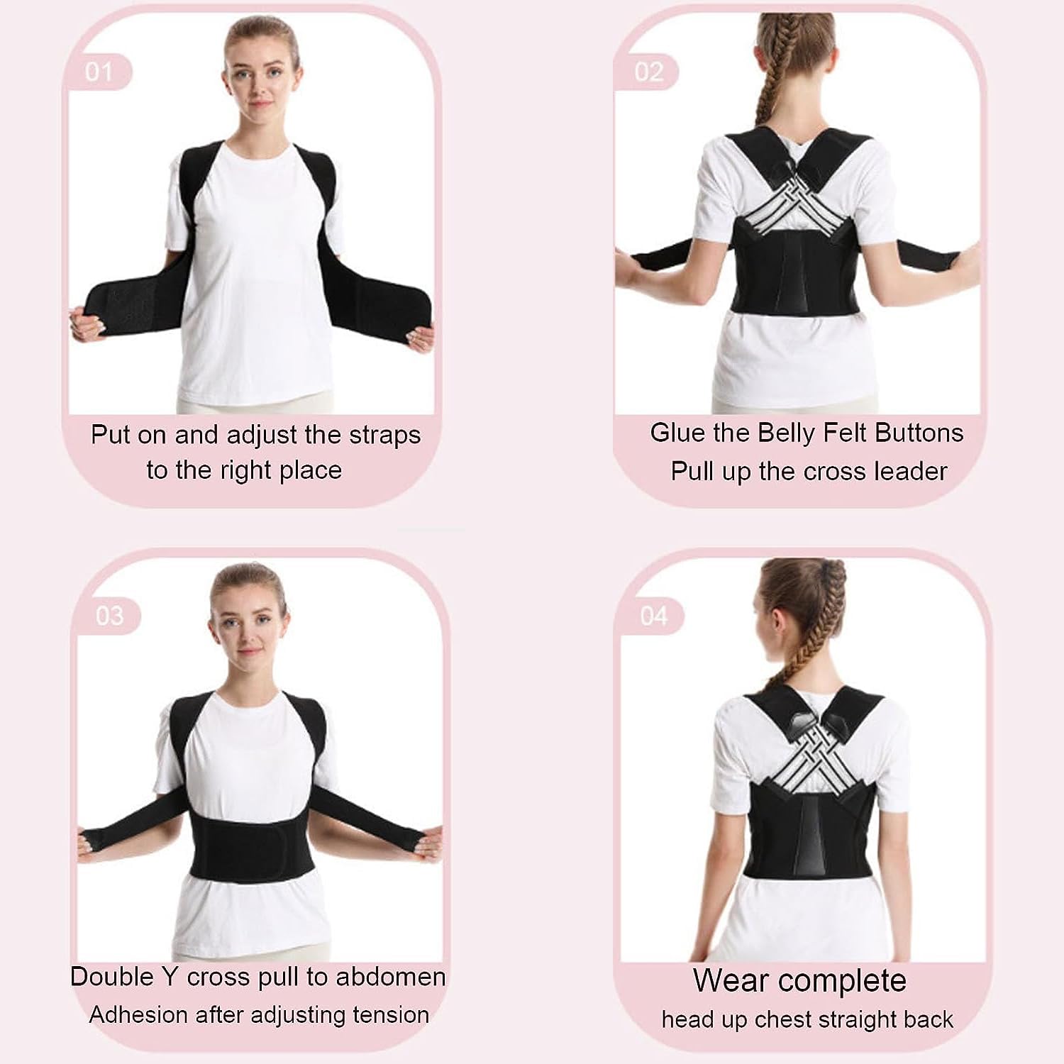 Adjustable Posture Corrector – Back & Shoulder Support Brace