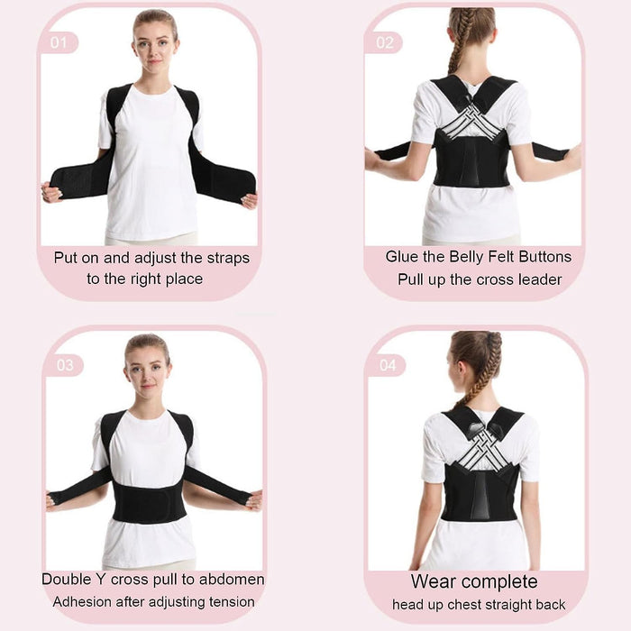 Adjustable Posture Corrector – Back & Shoulder Support Brace