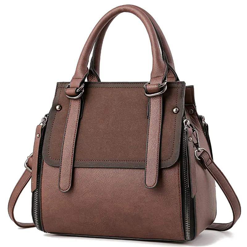 Elegant PU Leather Women's Handbag – Stylish, Durable & Spacious Tote for Everyday Use