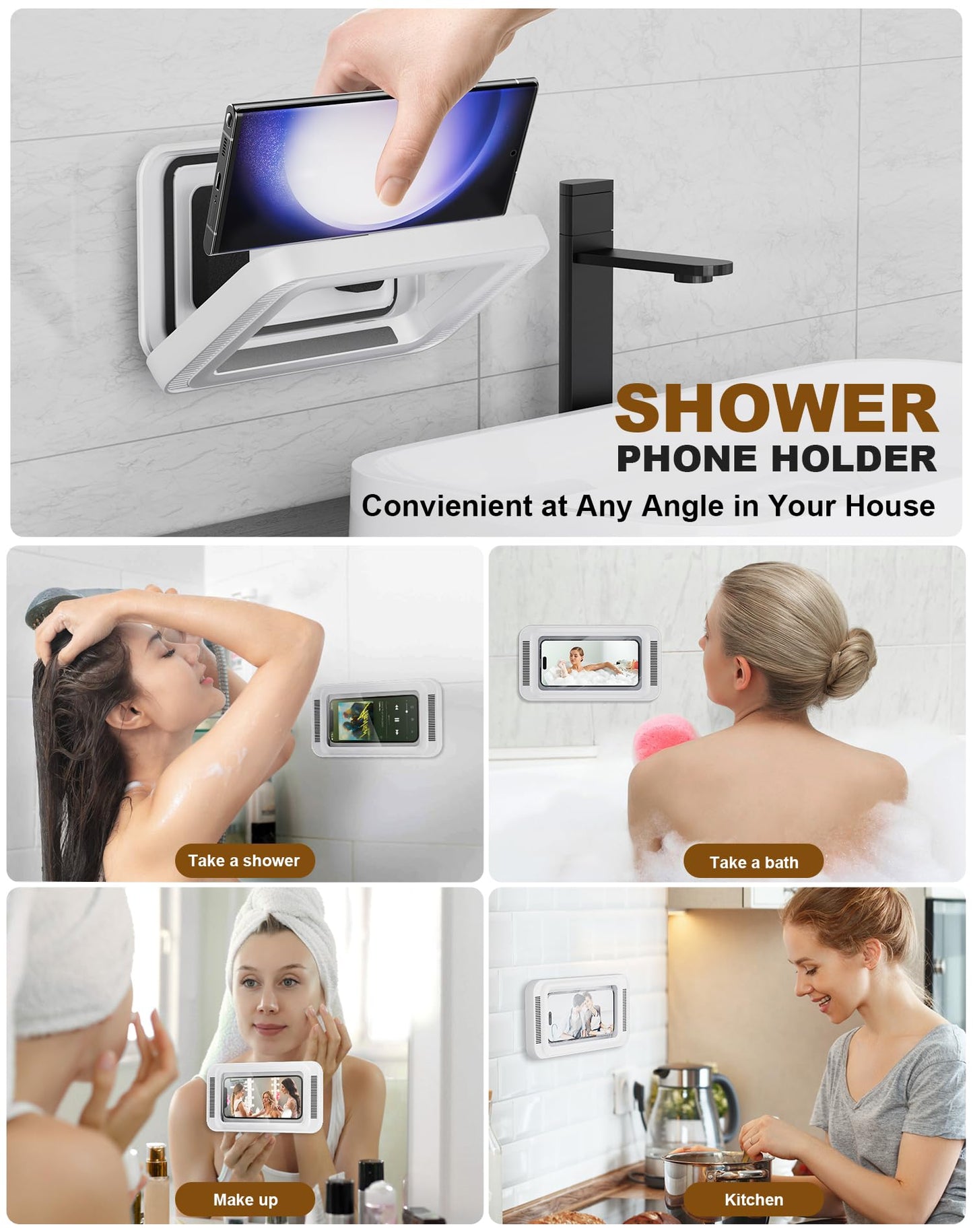 FLEXSAC™-BATH WATERPROOF PHONE HOLDER