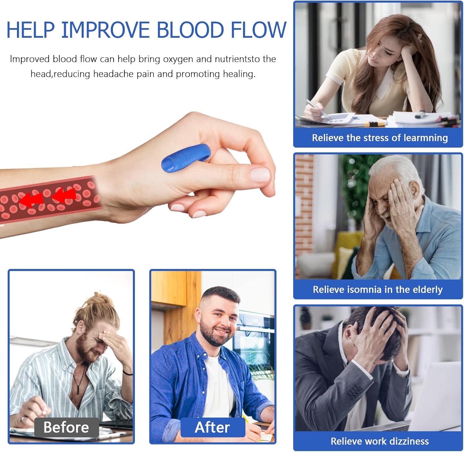 Wearable Acupressure Headache Relief