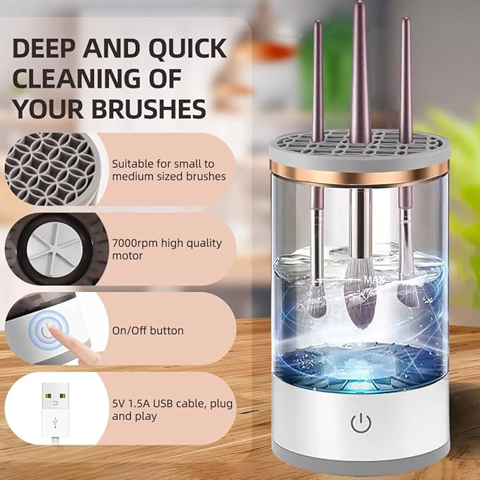 FLEXSAC™-Electric Makeup Brush Cleaner