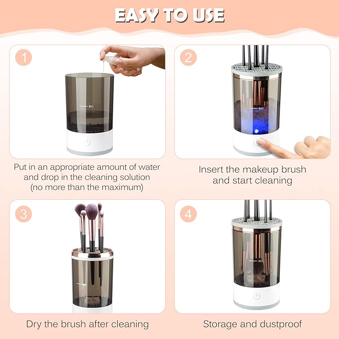 FLEXSAC™-Electric Makeup Brush Cleaner