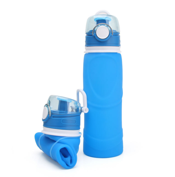 Silicone Folding Water Bottle Food Grade Silicone Water Bottle Travel Portable Folding Water Cup Travel Folding Water Bottle