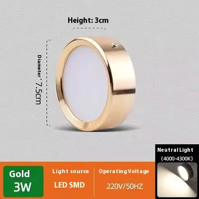 Non-Perforated Ceiling Light