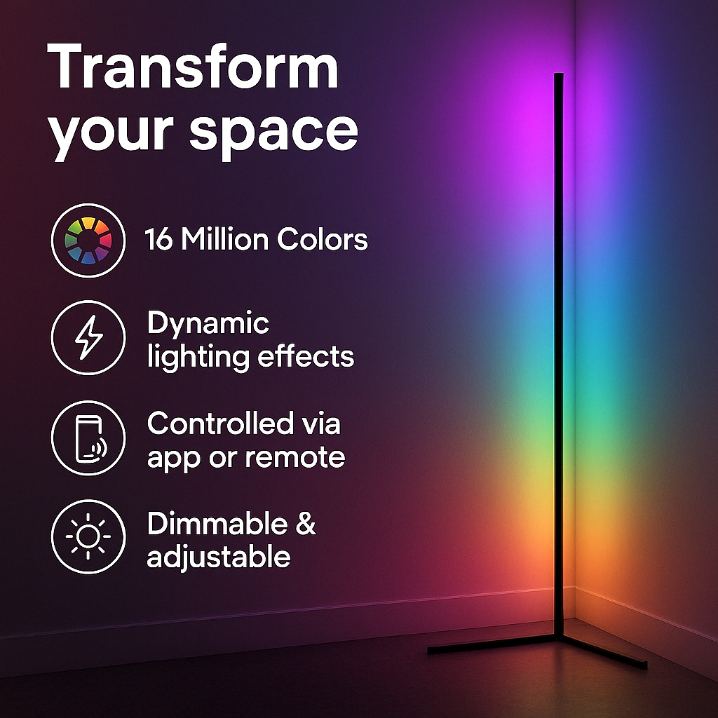 FLEXSAC™-LED Corner Floor Lamp